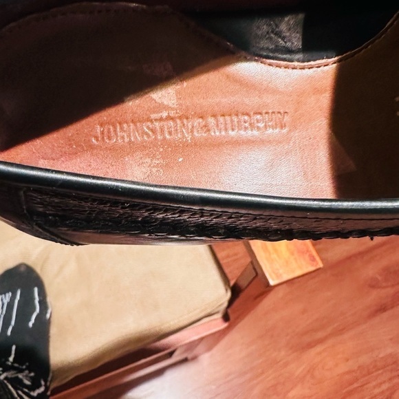 Johnston & Murphy Croc Design Loafers. - Picture 7 of 14